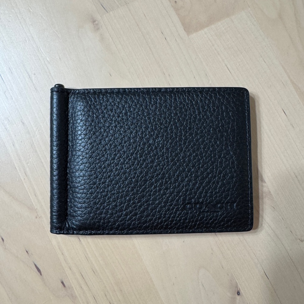 Coach Slim Money Clip Billfold Wallet